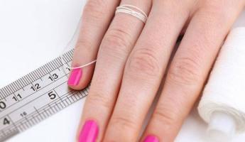 Как да определите размера на пръстена на пръста си у дома
